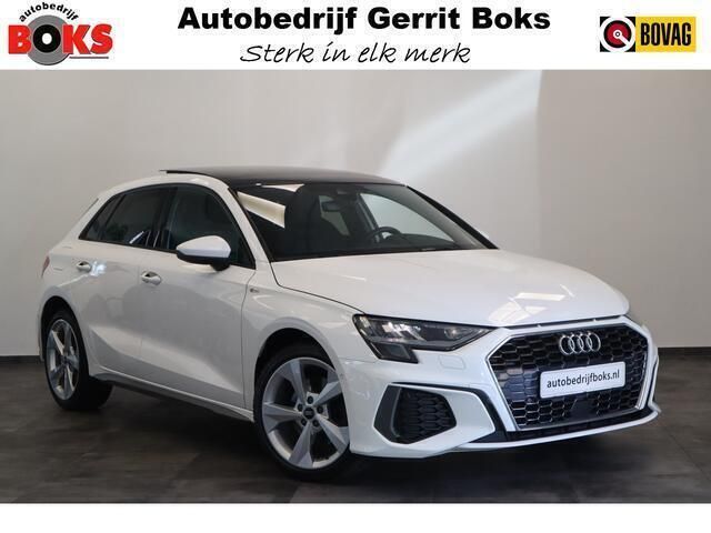 Wit Gebruikt 2022 Audi A3 Sportback S-Line Hatchback | € 30.950 (Eerlijke prijs) - Afbeelding 1/4