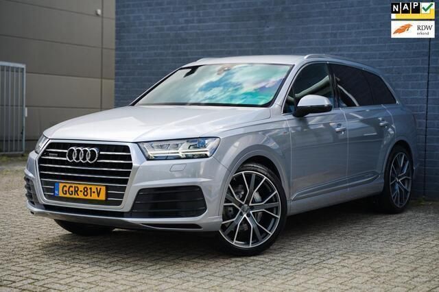 Grijs, metallic lak Gebruikt 2015 Audi Q7 S-Line SUV | € 37.950 (Goede deal) - Afbeelding 1/4