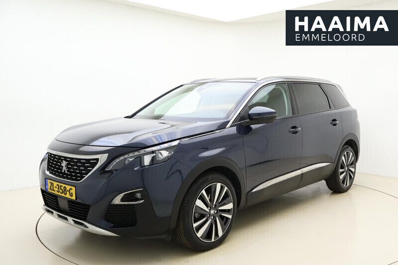 Blauw Gebruikt 2019 Peugeot 5008 Allure MPV | € 21.445 (Iets duurder) - Afbeelding 1/4