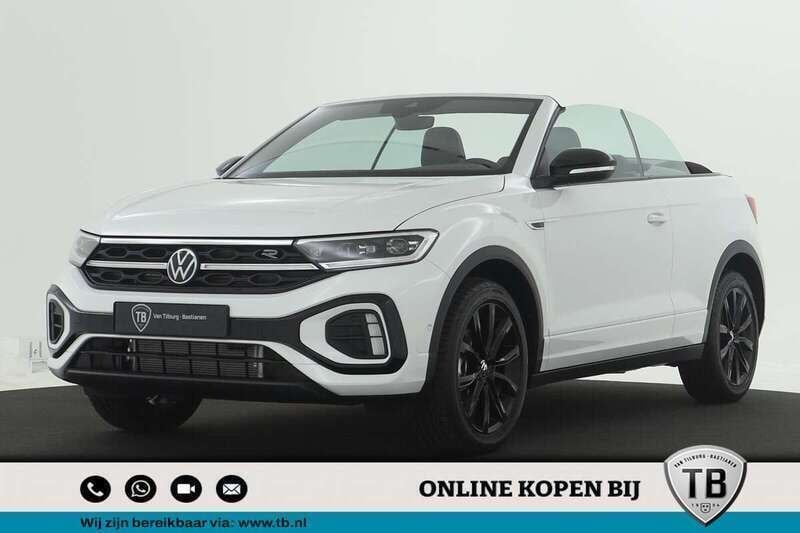 Wit Nieuw 2024 VW T-Roc Cabriolet R-line Cabriolet | € 54.940 (Eerlijke prijs) - Afbeelding 1/4
