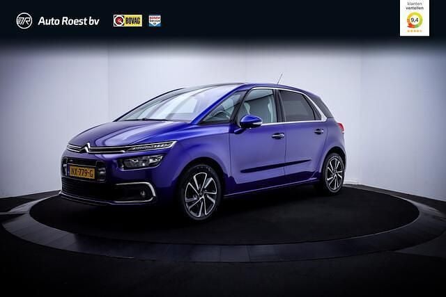 Blauw, metallic lak Gebruikt 2017 Citroën C4 Picasso Feel MPV | € 12.750 (Eerlijke prijs) - Afbeelding 1/4