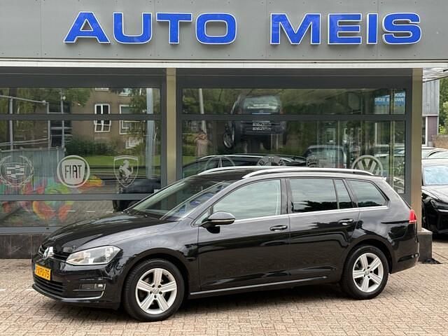 Zwart Gebruikt 2014 VW Golf VII Highline Stationwagen | € 8.295 (Eerlijke prijs) - Afbeelding 1/4