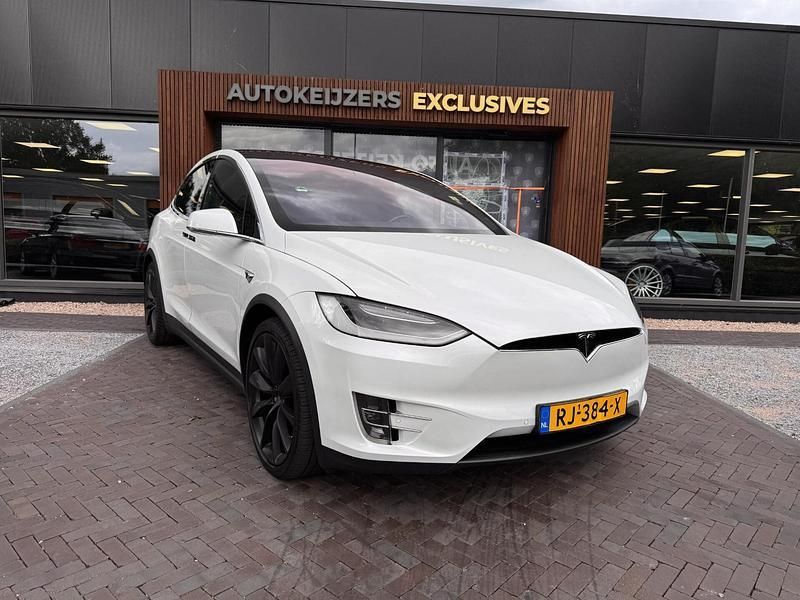 Wit Gebruikt 2017 Tesla Model X SUV | € 28.900 (Goede deal) - Afbeelding 1/4