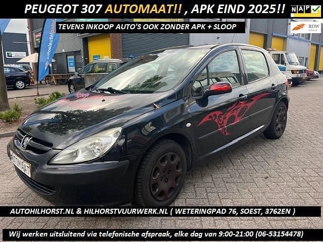 Zwart Gebruikt 2002 Peugeot 307 S Hatchback | € 499 (Super prijs) - Afbeelding 1/3