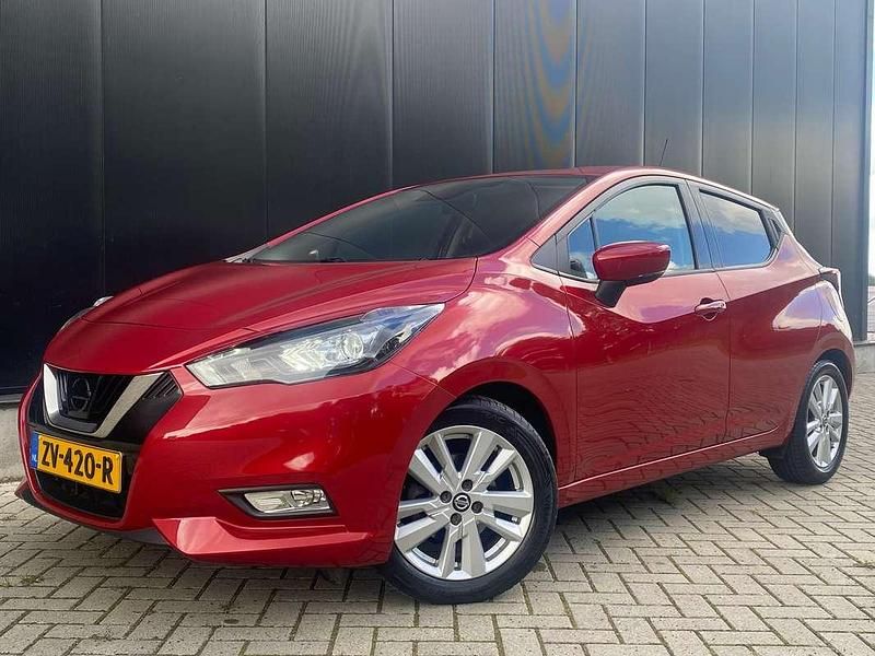 Rood Gebruikt 2019 Nissan Micra N-Connecta Hatchback | € 11.350 (Goede deal) - Afbeelding 1/4