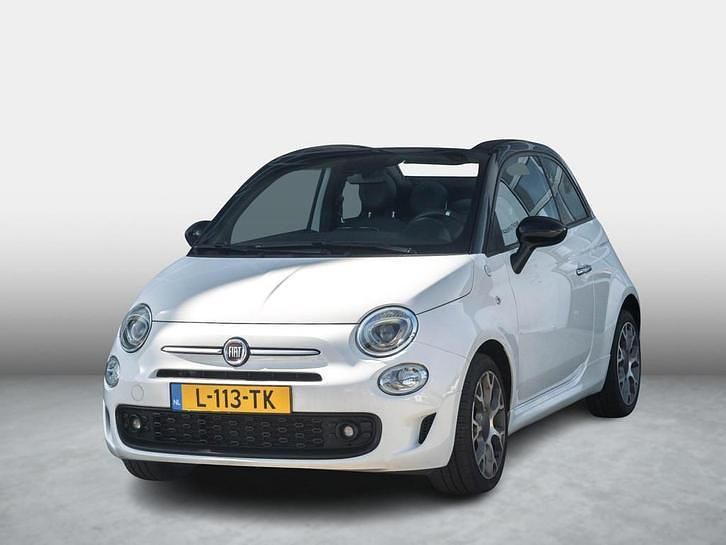 Wit Gebruikt 2021 Fiat 500C Cabriolet | € 14.989 (Eerlijke prijs) - Afbeelding 1/4