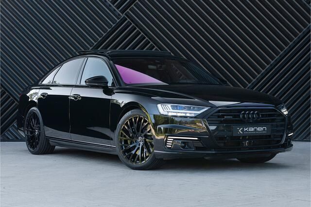 Zwart Gebruikt 2021 Audi A8 S-Line Sedan | € 59.900 - Afbeelding 1/4