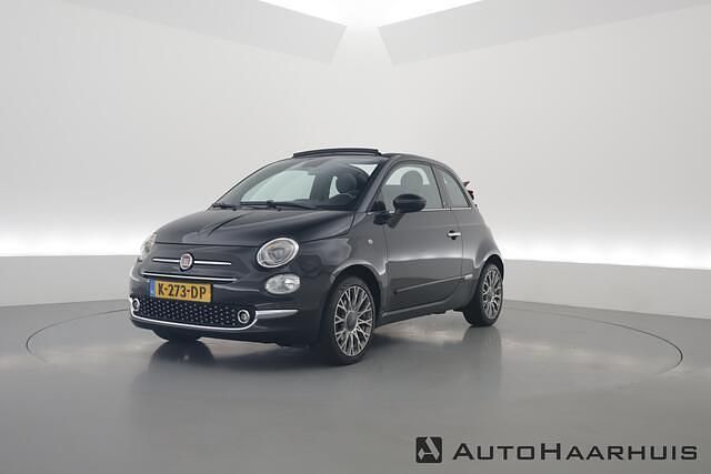 Zwart Gebruikt 2020 Fiat 500C Launch Edition Cabriolet | € 11.900 (Goede deal) - Afbeelding 1/3
