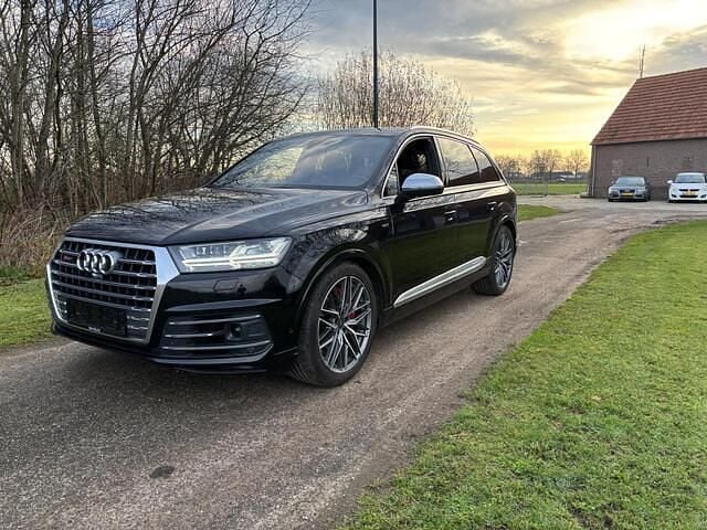 Zwart Gebruikt 2017 Audi SQ7 S-Line SUV | € 39.500 (Super prijs) - Afbeelding 1/4