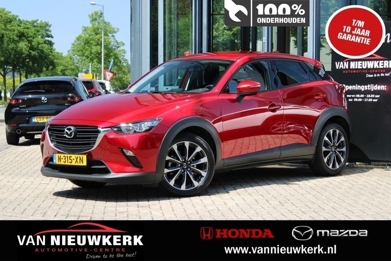 Rood Gebruikt 2022 Mazda CX-3 Sportive SUV | € 24.900 (Iets duurder) - Afbeelding 1/4