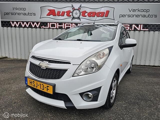Wit Gebruikt 2010 Chevrolet Spark LT Hatchback | € 4.495 (Iets duurder) - Afbeelding 1/4