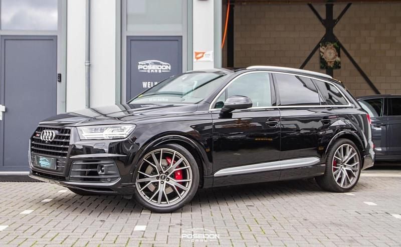 Zwart Gebruikt 2016 Audi SQ7 SUV | € 32.950 - Afbeelding 1/4