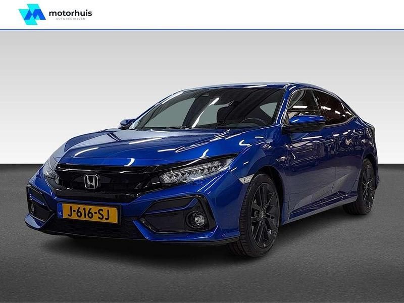 Blauw (metallic) Occasion 2020 Honda Civic Hatchback | € 15.995 (Eerlijke prijs) - Afbeelding 1/4