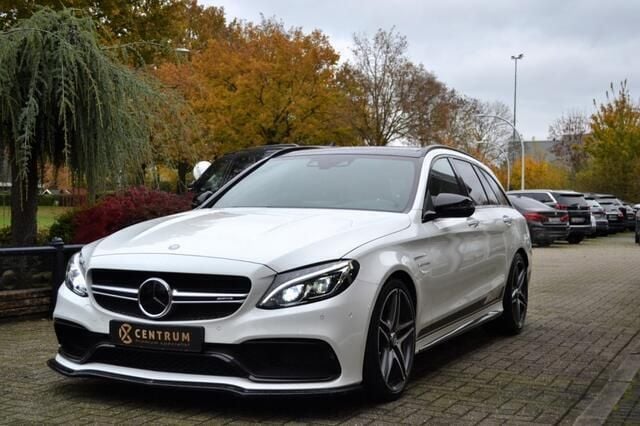 Wit, andere lak Gebruikt 2017 Mercedes C63S AMG AMG Stationwagen | € 59.750 (Duur) - Afbeelding 1/4