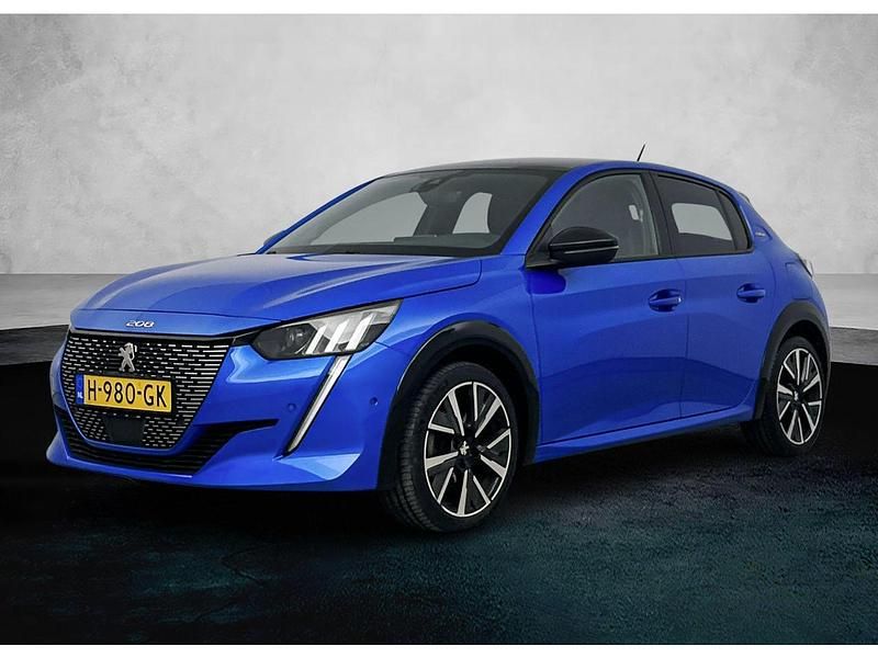 Blauw Gebruikt 2020 Peugeot 208 GT-line Hatchback | € 15.820 (Eerlijke prijs) - Afbeelding 1/1