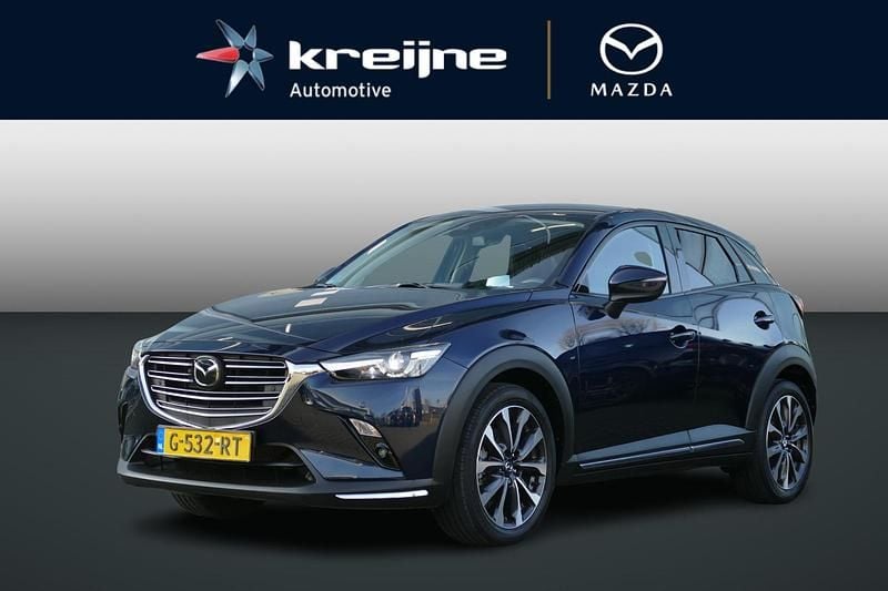 Deep crystal blue Occasion 2019 Mazda CX-3 SUV | € 20.425 (Eerlijke prijs) - Afbeelding 1/4