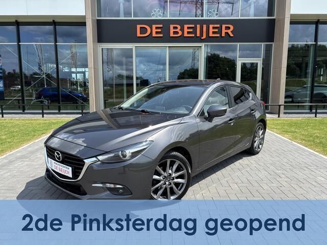 Grijs Gebruikt 2018 Mazda 3 Hatchback | € 16.950 (Eerlijke prijs) - Afbeelding 1/4