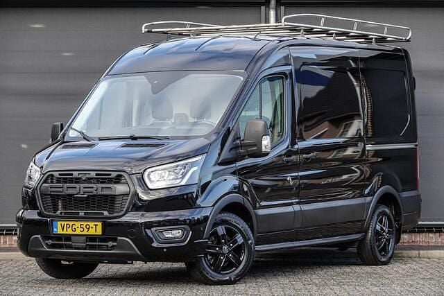 Zwart Occasion 2021 Ford Transit Raptor Van | € 32.950 (Duur) - Afbeelding 1/4