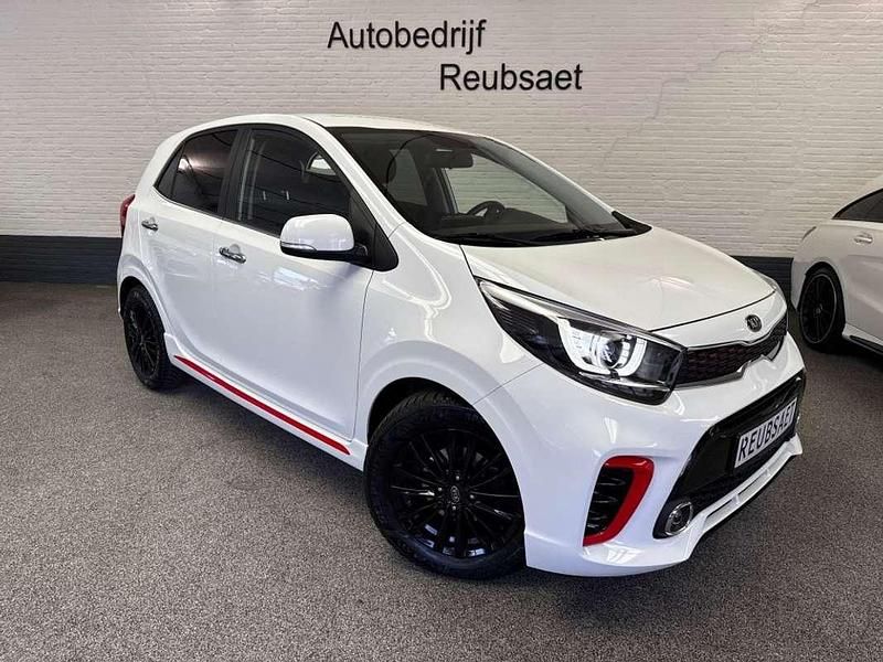 Wit, metallic lak Gebruikt 2020 Kia Picanto GT-Line Hatchback | € 12.995 (Super prijs) - Afbeelding 1/4
