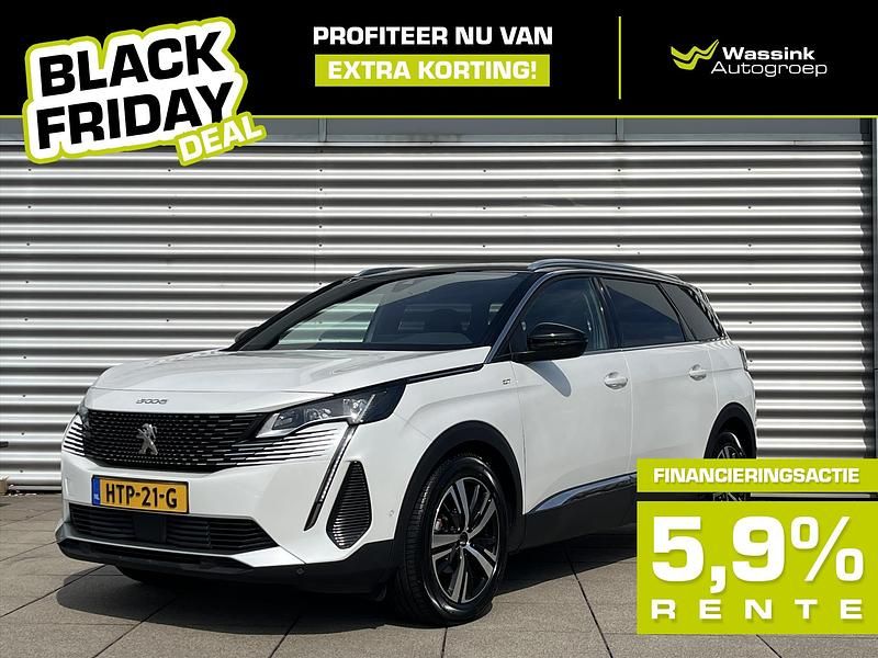 Wit Gebruikt 2023 Peugeot 5008 GT SUV | € 29.899 (Eerlijke prijs) - Afbeelding 1/4