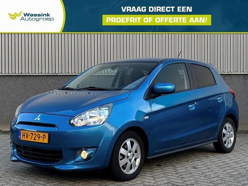 Blauw Gebruikt 2016 Mitsubishi Space Star Hatchback | € 7.935 (Eerlijke prijs) - Afbeelding 1/4