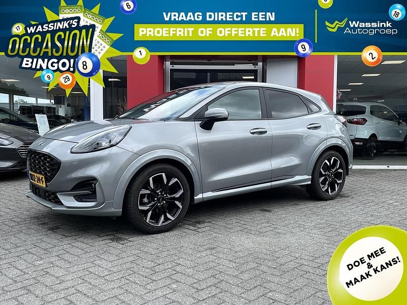 Grijs Gebruikt 2022 Ford Puma ST-Line SUV | € 21.950 (Goede deal) - Afbeelding 1/4