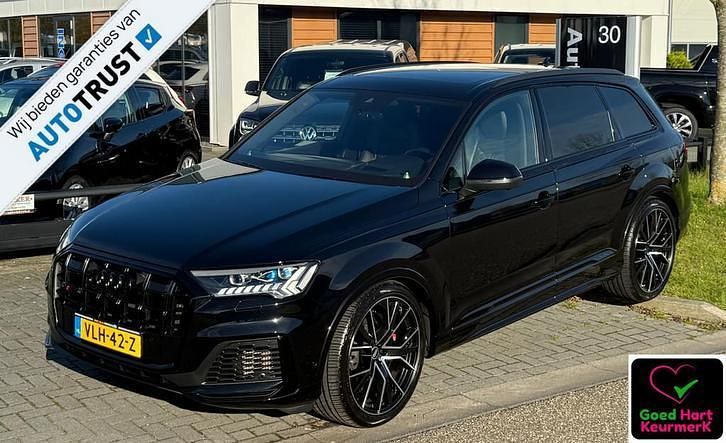 Zwart (metallic) Gebruikt 2020 Audi SQ7 SUV | € 79.500 - Afbeelding 1/4