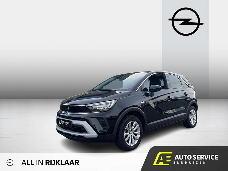 Zwart Gebruikt 2021 Opel Crossland Elegance SUV | € 19.850 (Eerlijke prijs) - Afbeelding 1/4
