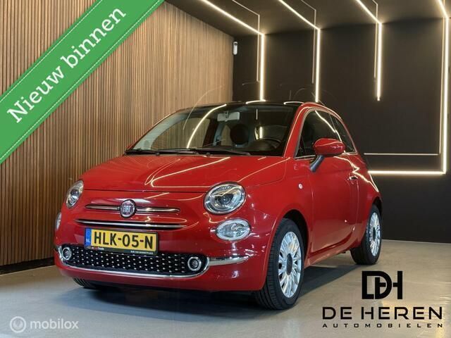 Rood Gebruikt 2019 Fiat 500 Lounge Hatchback | € 10.450 (Goede deal) - Afbeelding 1/4