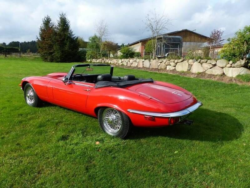 Occasion Jaguar E-Type 276 PK (202 kW) 1974 Rood Cabriolet