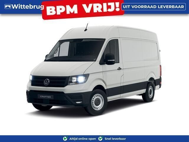 Wit Nieuw 2024 VW Crafter Highline Van | € 48.921 - Afbeelding 1/4
