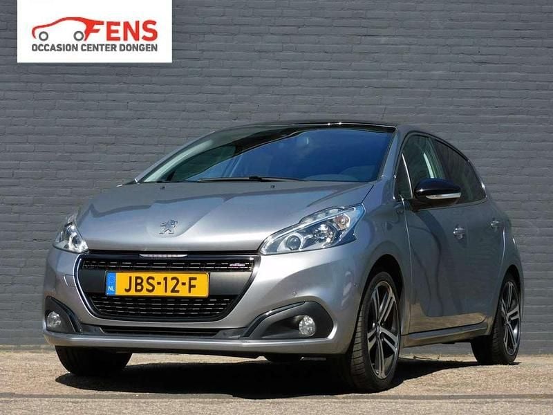 Grijs Gebruikt 2019 Peugeot 208 GT-line Hatchback | € 14.940 (Eerlijke prijs) - Afbeelding 1/4