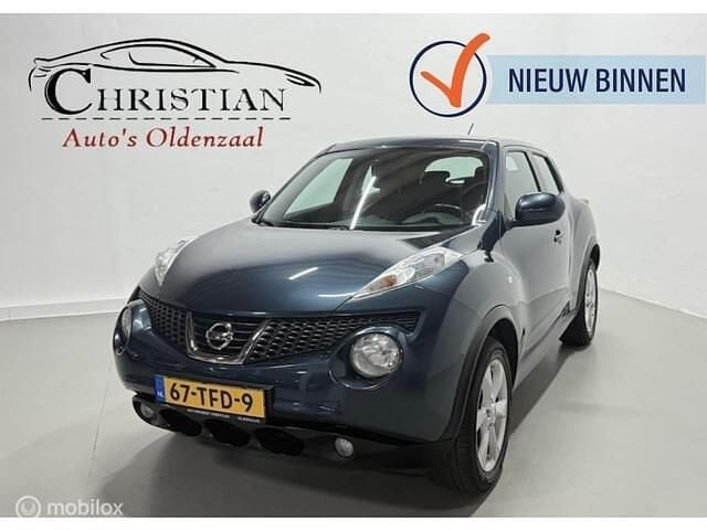 Blauw Gebruikt 2012 Nissan Juke Acenta SUV | € 6.950 (Eerlijke prijs) - Afbeelding 1/4