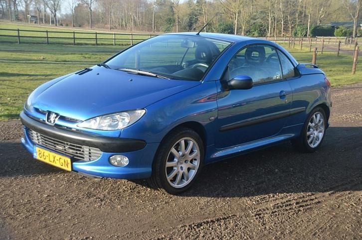 Occasion Peugeot 206 CC Premium 109 PK (80 kW) 2003 Blauw (metallic) Cabriolet