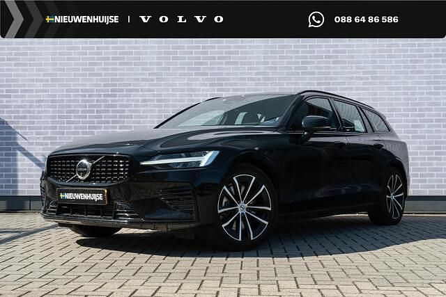 Zwart Occasion 2025 Volvo V60 Plus Stationwagen | € 41.899 (Super prijs) - Afbeelding 1/4