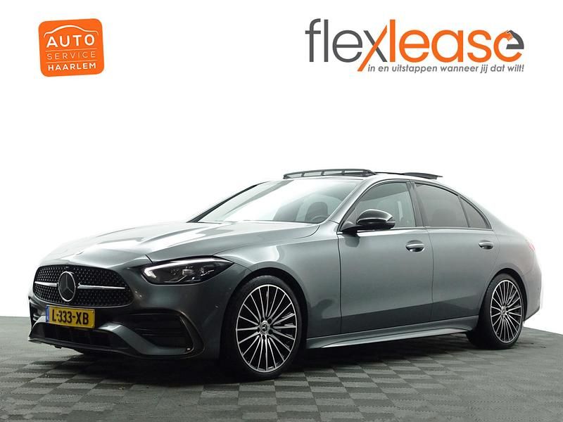 Grijs metallic Gebruikt 2021 Mercedes C200 AMG Sedan | € 42.900 - Afbeelding 1/4