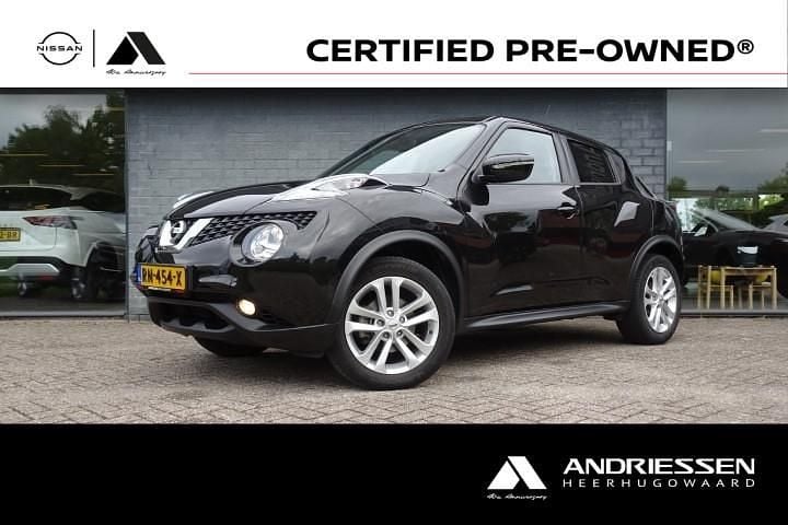 Zwart Gebruikt 2017 Nissan Juke Acenta SUV | € 13.950 (Eerlijke prijs) - Afbeelding 1/4