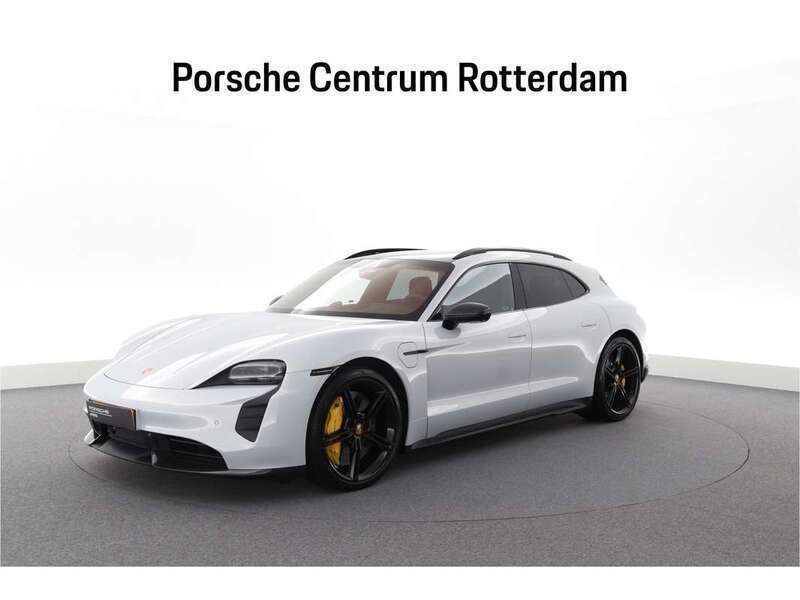 Grijs Gebruikt 2023 Porsche Taycan Turbo S Sport Turismo Sedan | € 139.900 (Duur) - Afbeelding 1/4