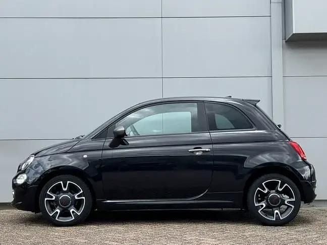 Zwart Gebruikt 2019 Fiat 500 Sport Hatchback | € 12.450 (Eerlijke prijs) - Afbeelding 1/3