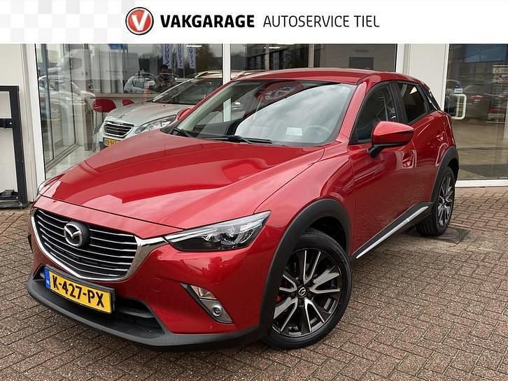 Rood Gebruikt 2015 Mazda CX-3 SUV | € 15.900 (Eerlijke prijs) - Afbeelding 1/4