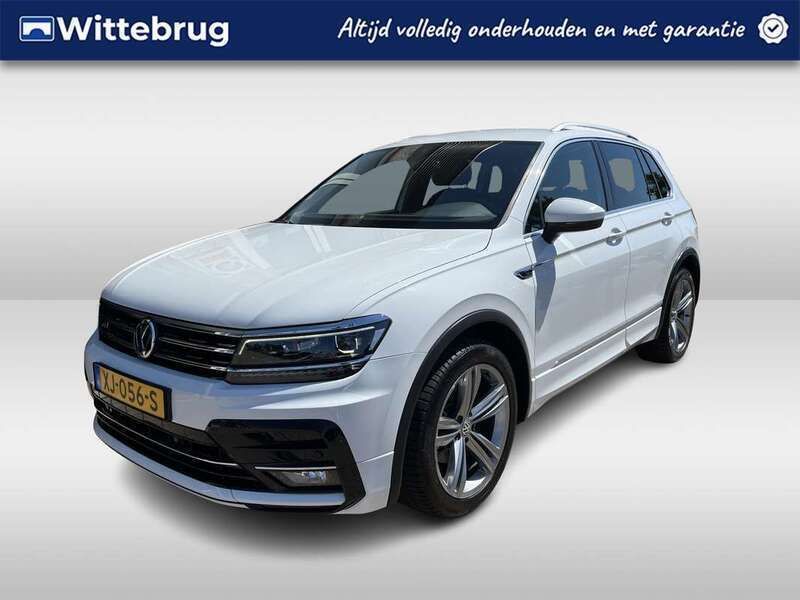 Wit Gebruikt 2019 VW Tiguan R-line SUV | € 25.750 (Super prijs) - Afbeelding 1/2