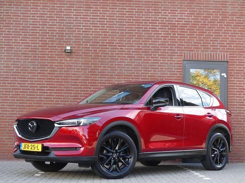 Rood Gebruikt 2021 Mazda CX-5 Signature SUV | € 33.950 (Eerlijke prijs) - Afbeelding 1/4