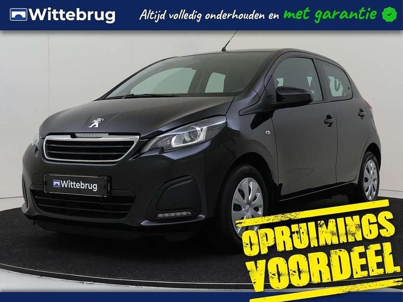 Zwart Gebruikt 2021 Peugeot 108 Active Hatchback | € 9.750 (Eerlijke prijs) - Afbeelding 1/3