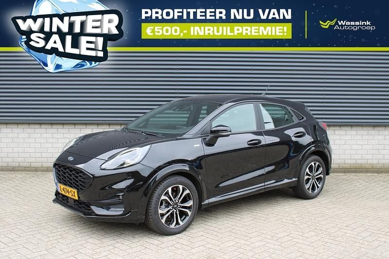 Zwart Occasion 2021 Ford Puma ST-Line SUV | € 19.995 (Eerlijke prijs) - Afbeelding 1/3