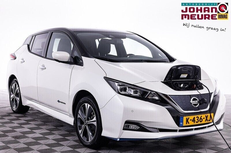 Wit Gebruikt 2021 Nissan Leaf Tekna Hatchback | € 17.490 (Goede deal) - Afbeelding 1/4