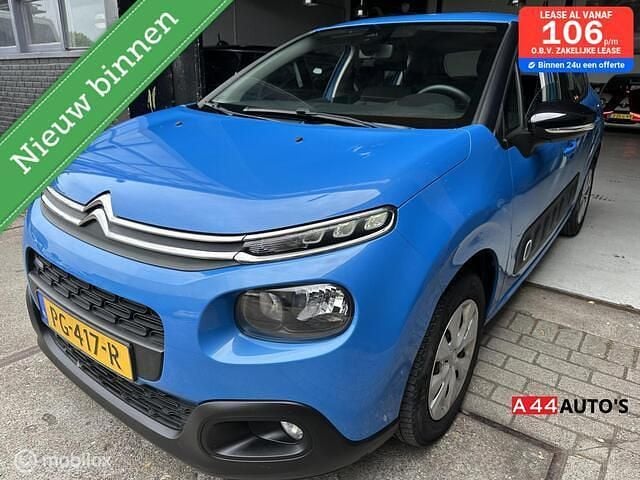 Blauw Gebruikt 2017 Citroën C3 Feel Hatchback | € 7.790 (Super prijs) - Afbeelding 1/4
