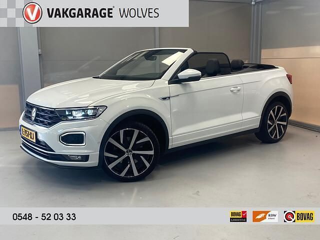Wit Occasion 2021 VW T-Roc Cabriolet R-line Cabriolet | € 31.895 (Iets duurder) - Afbeelding 1/4