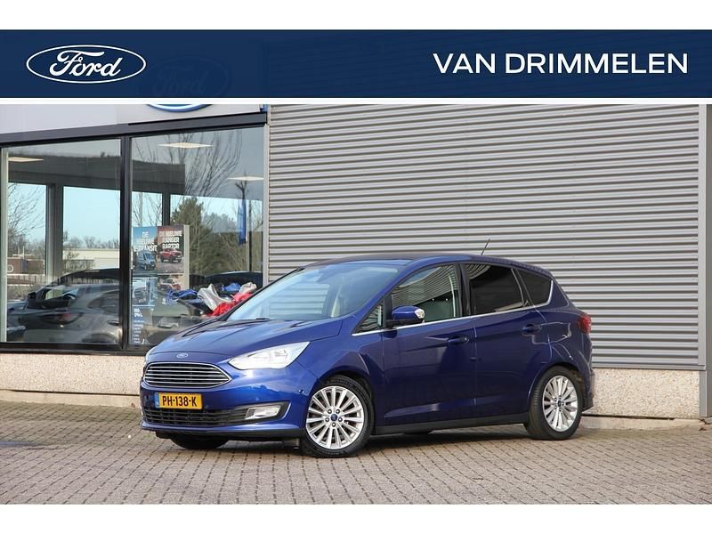 Blauw Occasion 2017 Ford C-MAX Titanium MPV | € 12.995 (Duur) - Afbeelding 1/4