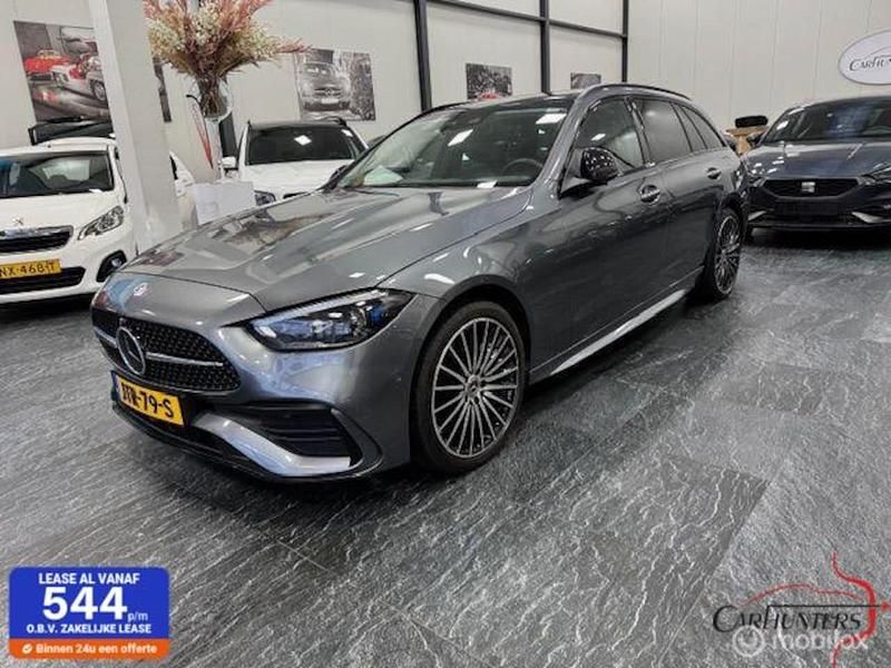 Occasion Mercedes C300 AMG line 2022 Grijs Stationwagen