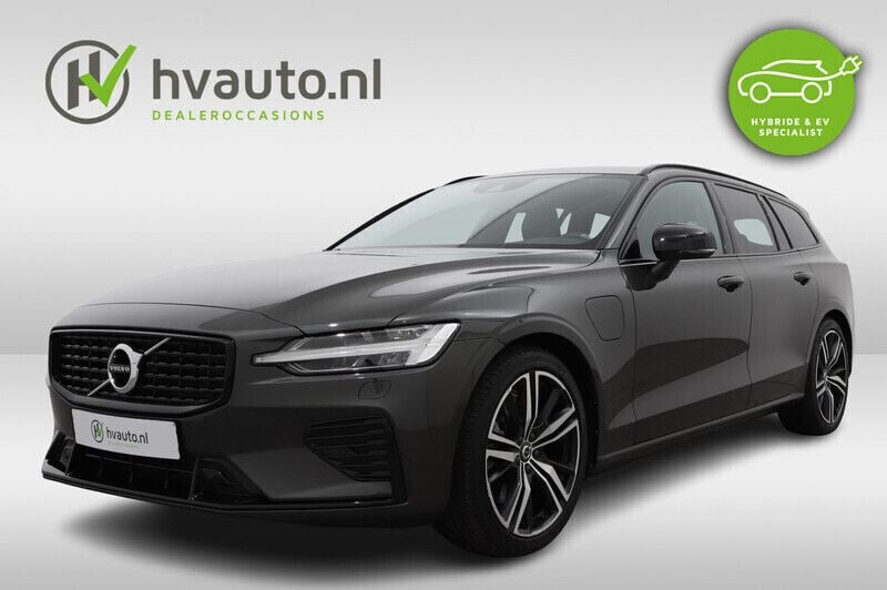 Grijs Gebruikt 2022 Volvo V60 R-Design Stationwagen | € 40.895 (Eerlijke prijs) - Afbeelding 1/4